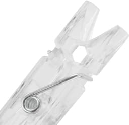 Dailygoods- Mini Wasknijpers 300 Stuks - Transparant - Kunststof - Kleine Knijpers - Duurzaam - Metalen Veer - Ideaal voor Knutselen — thumbnail 4