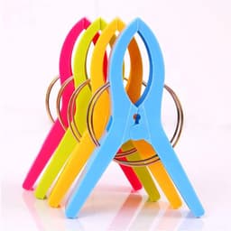 Grote wasknijpers voor het drogen van kleding, handdoeken en dekbedden - 8 stuks multifunctionele clips — thumbnail 3