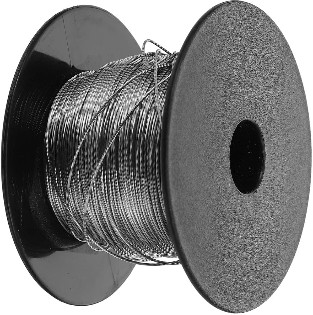 Waslijn Staalkabel - Drooglijn Draad - Buiten Kleding Drogen - Roestvrij Staal - 100 Meter - Zilver — afbeelding 1