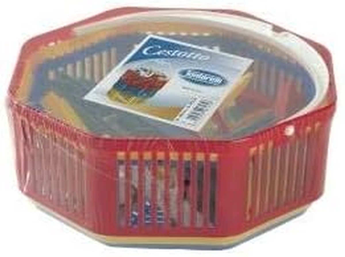 Wasmand met knijpers - Opbergmand - Kleding wassen - Inclusief 30 knijpers - 19 cm diameter - Wit — afbeelding 1