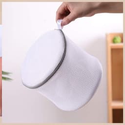 SnelShoppen - Set van 4 Beha-Waszakken voor de Wasmachine - 18x20 cm - Herbruikbaar Netweefsel met Verborgen Ritssluiting - Bescherming voor Gevoelige — thumbnail 5