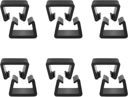 SnelShoppen - 12 Stuks Meubel Clips voor Tuinmeubels, Rattan Meubel Verbindingsclips, Plastic Klemmen voor Wicker Tuinmeubilair, Stabiliserende Clips — thumbnail 1