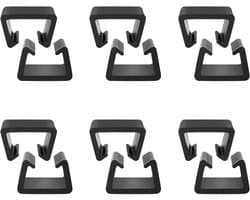 SnelShoppen - 12 Stuks Meubel Clips voor Tuinmeubels, Rattan Meubel Verbindingsclips, Plastic Klemmen voor Wicker Tuinmeubilair, Stabiliserende Clips