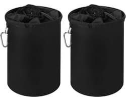 Wasknijperzakken 2 stuks waterdicht met haken 20 x 28 cm voor 150-200 wasknijpers
