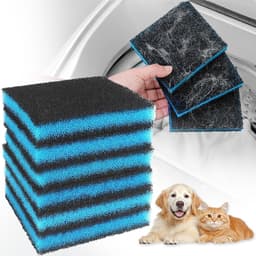 SnelShoppen - Pack van 6 Herbruikbare Huisdier Vacht Verwijder Ballen voor Wasmachine en Droger, Verwijdert Hondenhaar, Kattenhaar, Bescherming tegen — thumbnail 1