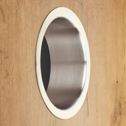 Ø 180 x H 70 mm Roestvrij staal geborsteld — thumbnail 2
