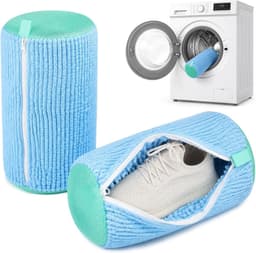 Waszak voor Sneakers, 2 Stuks, Blauw, Schokbestendig Beschermnet voor Wassen en Drogen van Sportschoenen — thumbnail 1