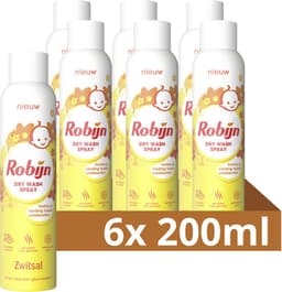 Robijn- Zwitsal Dry Wash Spray - 6 flessen x 200 ml - Voordeelverpakking — thumbnail 2