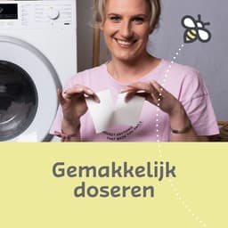 CleanBee® XXL Drogerballen 3 stuks met wasstrips 96 wasbeurten Geurloos - Wasmiddeldoekjes - Wasverzachter - Combipakket - Wasmiddel - Wasvellen - Detergent Sheets - Eco Laundry Strips - Microplasticvrij - Biologisch - Eco Wasstrips - Duurzaam — thumbnail 5