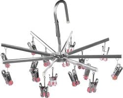 Kledingclip met Rolclipontwerp - Ruimtebesparend - 1 stuk - Roestvrij staal