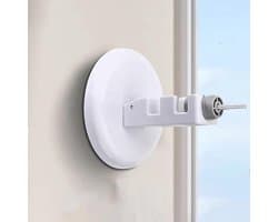 Indoor Wall Mounted Extendable Portable Drying Clothesline Retractable 5m for Living Room Bathroom Balcony (White)