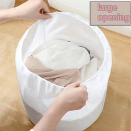 Allecto Plus - Waszak met trekkoord en fijnmazig wasnet voor fijne was - 50 x 60 cm - Voor blouse, ondergoed, sokken, beha - 1 stuk — thumbnail 3