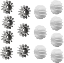 Allecto Plus - Drogerballen 14 stuks voor anti-rimpel effect en windvrij drogen van kleding. Wasmachineballen (4 x 2 cm) - Set van 14 stuks. — thumbnail 1
