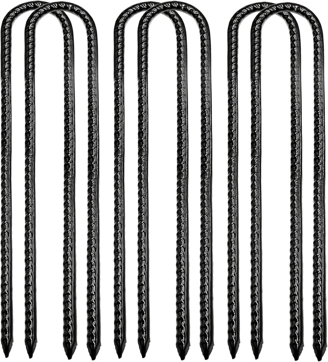 Dailygoods - 6 Stuks Verzinkte Grondankers voor Tent en Tuin — afbeelding 1