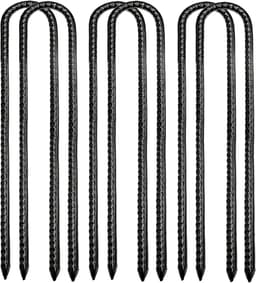 Dailygoods - 6 Stuks Verzinkte Grondankers voor Tent en Tuin — thumbnail 1