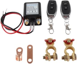 Auto-accu-ontkoppelingsschakelaar, stroomonderbreker met afstandsbediening, koperen aansluiting voor auto's — thumbnail 1
