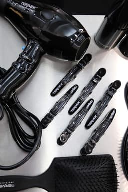 Zwarte Haarclips en Pincetten Set - 6 Stuks voor het Maken van Eenvoudige Kapsels — thumbnail 4