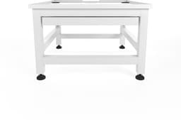 Wasophoogte® Wasmachine verhoger met uittrekbaar plateau - Wasmachine opbouwmeubel - Wasmachine sokkel - 42cm hoog - Wit - Universeel - 65*60,5 (LxB) - Inclusief wandbeugels — thumbnail 4
