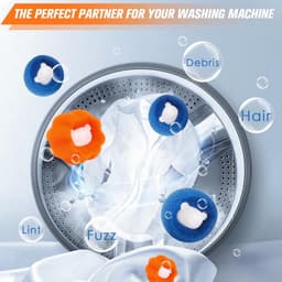 8x Afneembaar Dierenhaar Verwijderaar voor Wasmachine en Droger — thumbnail 2