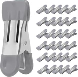 Heavy Duty Klemmen 30 Stuks - Metalen Waslijnclips met Rubbers voor Foto gemaakt — thumbnail 1