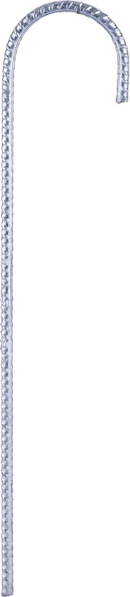 10x Grondanker staal 8mm 40cm. — thumbnail 4