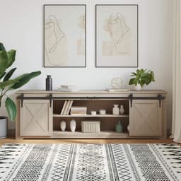 vidaXL - Ophangset - voor - schuifdeur - 200 - cm - koolstofstaal — thumbnail 5