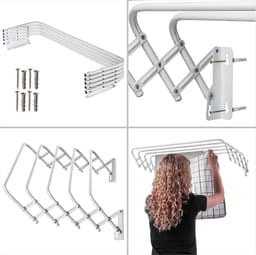 Equivera Wanddroogrek - Wasrek - Droogrek - Wanddroogrek Inklapbaar - Wand Droogrek — thumbnail 2