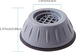 Bovista Wasmachine Verhoger - Ombouw - Koelkast Verhoger - Met Wielen - Wasdroger - 4 Stuks — thumbnail 5