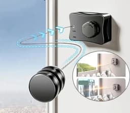 WiseGoods Premium Uittrekbare Waslijn Binnen & Buiten - Droogrek - 5M RVS Draad - Muurbevestiging - Voor Balkon & Tuin - Wit — thumbnail 3