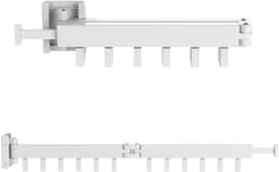 Wasophoogte® Wanddroogrek - Droogrek Inklapbaar - Wasrek Inklapbaar - Wasrek Hangend - 12 kledinghaken — thumbnail 1