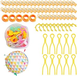 Naaiclips Set - Knutsel Organizer - Stoffen Vasthouden - Compleet met Hulpmiddelen - 50+ Clips - Driehoekig — thumbnail 1