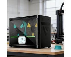 Filament Droger - Spoel Dehydrator - 3D Printen - Automatische Vochtigheidscontrole - 4 Spoelen - Zwart