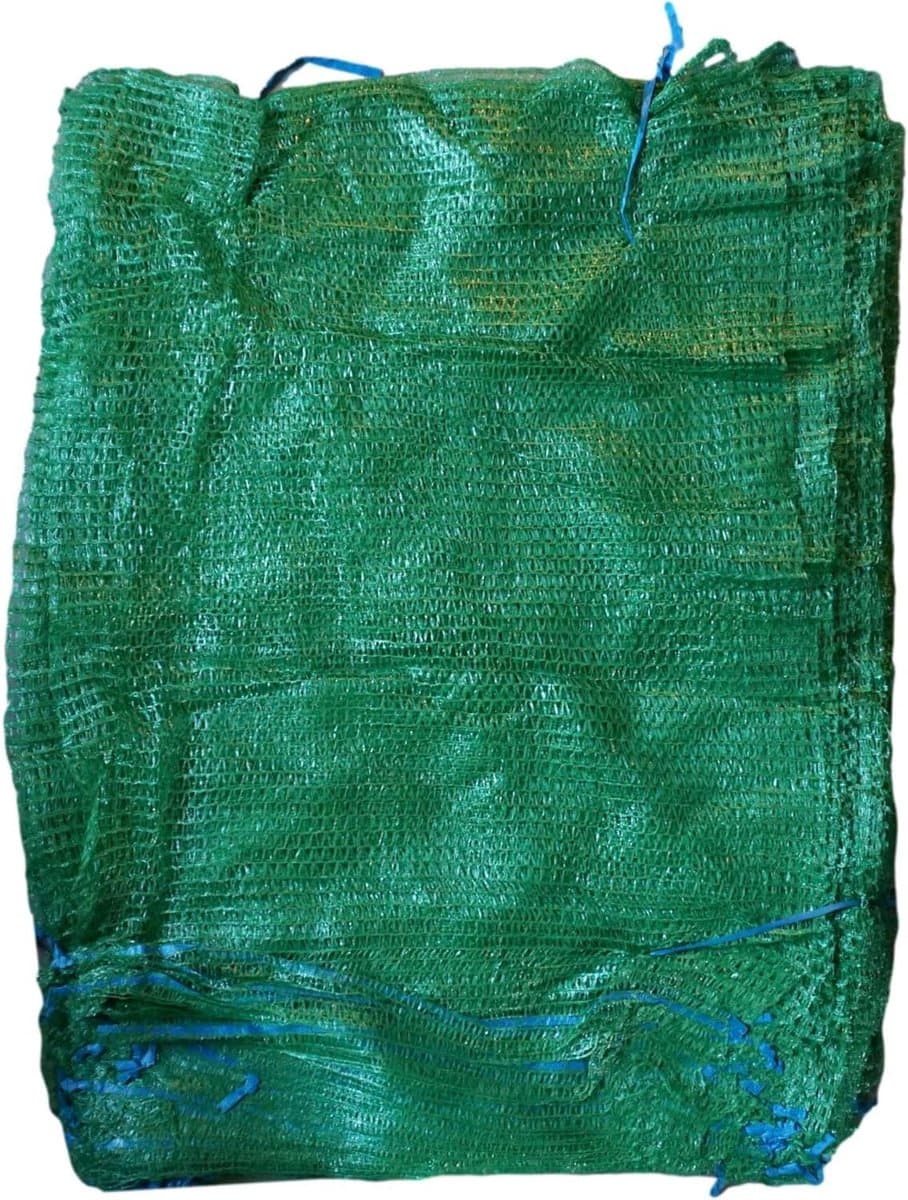 Netzakken - Raschel zakken - Producten Verpakken - Ademend Materiaal - 50 x 80 cm - Groen — afbeelding 1