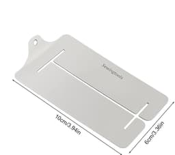 Metalen Naaiclips - Stof Klemmen - Precisie Quilten - Naadgeleider Twee Niveaus - 10 x 6 cm - Zilverkleurig — thumbnail 5