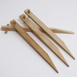 Grondankers Beukenhout - Houten Haringen - Erosie Bescherming - FSC Gecertificeerd - 30 cm - Bruin — thumbnail 1