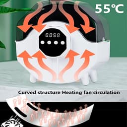 Filament Droger - Droogdoos - 3D Printen Optimaliseren - Instelbare Temperatuur - 248x125x242 mm - Wit — thumbnail 3