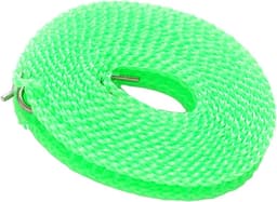 Waslijn Tuin Camping - Draagbare Kledinglijn - Kleding Drogen - Winddicht Hangerontwerp - 1000 cm - Groen — thumbnail 3