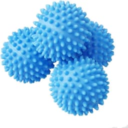 TOVBMUP Droogballen - Herbruikbare droogballen - Wasballen versnellen het drogen - Herbruikbaar - Geschikt voor de wasmachine - Verpakking van 4 — thumbnail 3