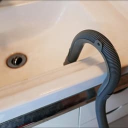 Wasmachine Afvoerhouder - Slang Beugel - Water Afvoeren - Flexibele Opening - 2 Stuks - Grijs — thumbnail 3