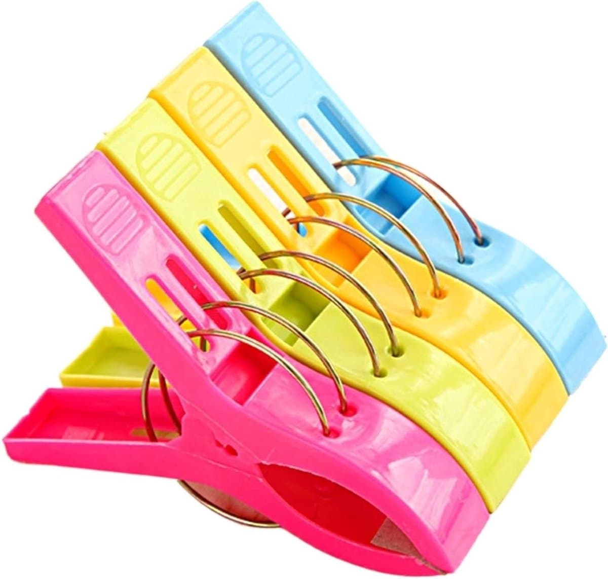Wasknijpers - Strandhanddoekclips - Kleding Drogen - Winddicht Ontwerp - 4 Stuks - Color1 — afbeelding 1