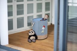 Wenko Speelgoedopbergtas met Giraf, 63L, Blauw — thumbnail 1