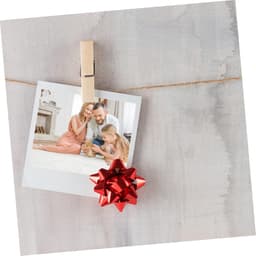 Houten Fotoclips - Wasknijpers Decoratie - Foto's Ophangen - Natuurlijk Jute Touw - 100 Stuks - Kaki — thumbnail 4