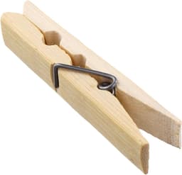 Dailygoods- Bamboe Haringen 500 Stuks - Kleine Houten Wasknijpers - Duurzaam - Compact - Winddicht - Hoogwaardig Materiaal — thumbnail 4