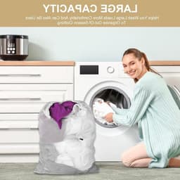 Grote 3-Pack XXL Wasnet 60 x 90 cm voor Wasmachine, Ideaal voor Kleding, Handdoeken en Jassen — thumbnail 4