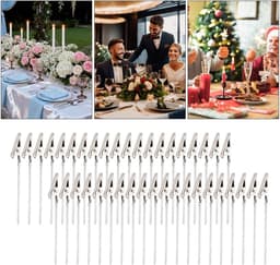 Krokodillenclips - Fotoclips Stokje - DIY Fotodisplays - Stevig Metalen Clips - 40 Stuks - Enkel attribuut — thumbnail 5