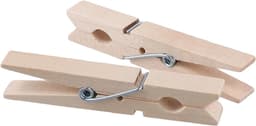 Dailygoods- Houten Wasknijpers 300 Stuks - Berkenhout - 7,2 cm - Knijpers voor Knutselen - Decoraties - Hoge Kwaliteit — thumbnail 3