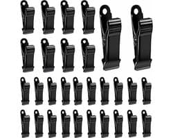 30 multifunctionele, antislip metalen klemmen, Geschikt voor het vastklemmen van foto's, kleding en knutselwerkjes.
