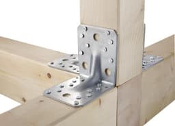 Hoekanker extra sterk - Versteviging hoek - Houtverbindingen maken - Sendzimir verzinkt - 90 x 50 x 50 mm - staal — thumbnail 5