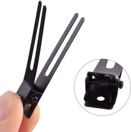 50 Stuks Metalen Haarspeld Clips Zilver - Dubbele Tanden voor Kapsels en Knutselen — thumbnail 5