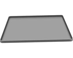 Lekbak voor Apparaten - Waterdichte Mat - Bescherming Vloer - Verhoogde Rand - 60x50cm - Grijs